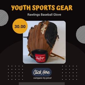 Rawlings Brown Baseball Glove